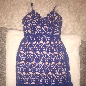 Blues midi dress